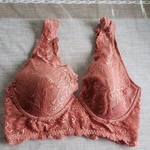 Thirdlove clay color lace upper underwire bra size 34D